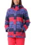 Roxy Jetty Moody Blue Stripe 8K Insulated Snowboard Jacket