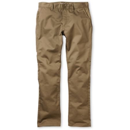 RVCA Weekender Slim Fit Khaki Chino Pants