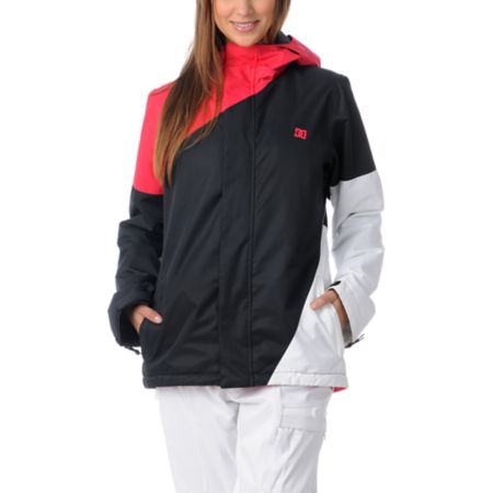 DC Girls Fuse 2013 Pink & Black 5K Snowboard Jacket