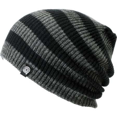 Aperture Estebon Grey & Black Stripe Beanie