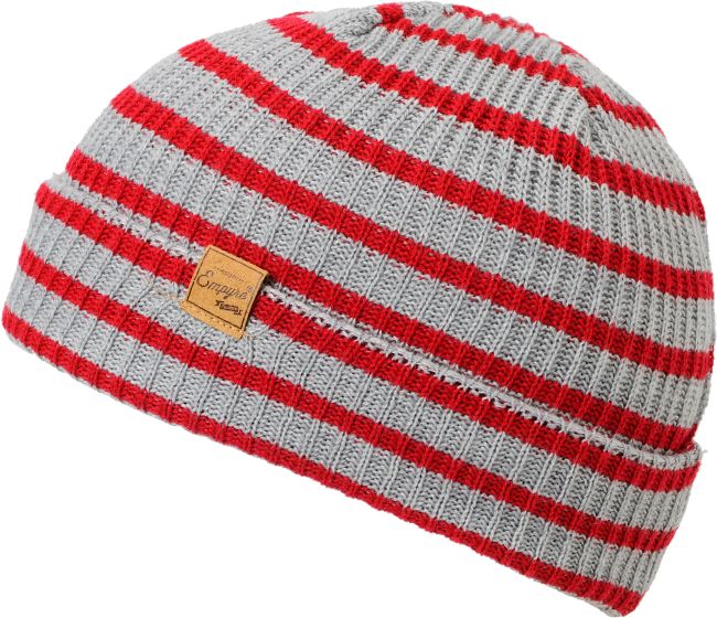 Empyre Clipper Grey & Red Beanie