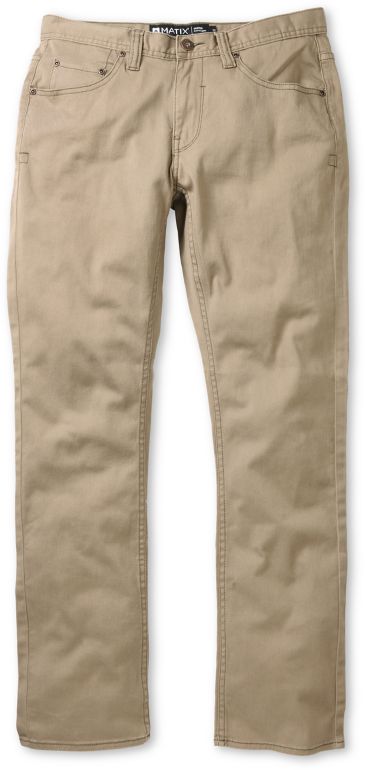 Matix Gripper Slim Fit Twill Khaki Pants