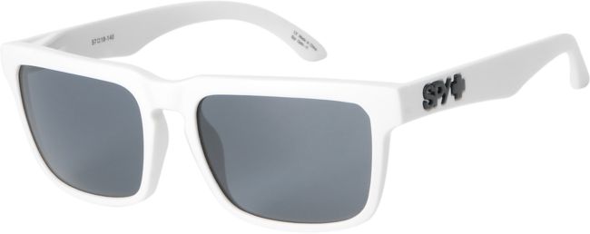 Spy Sunglasses Helm Matte White & Grey Sunglasses