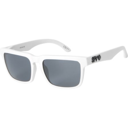 Spy Sunglasses Helm Matte White & Grey Sunglasses