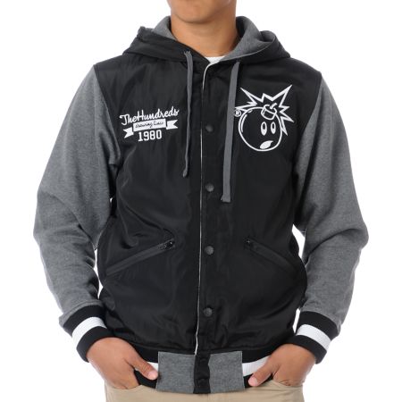 The Hundreds Unloaded Black & Heather Grey Jacket