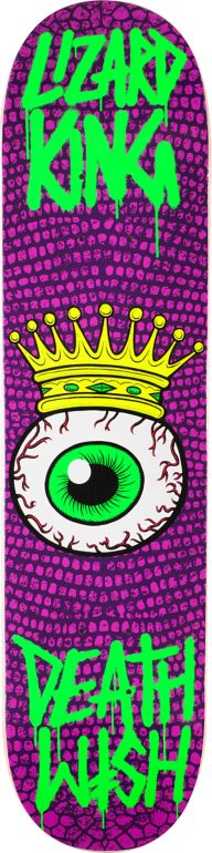 Deathwish Lizard Eye 7.25" Mini Skateboard Deck
