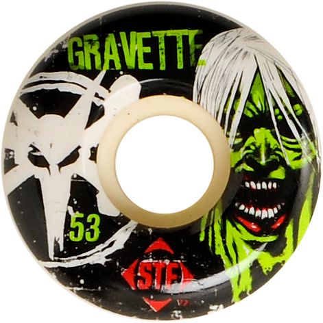 Bones STF Gravette Ghoul 53mm Skateboard Wheels