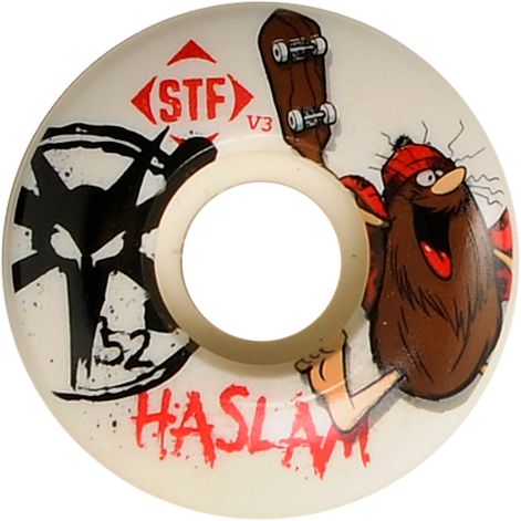 Bones STF Haslam Caveman 52mm Skateboard Wheels