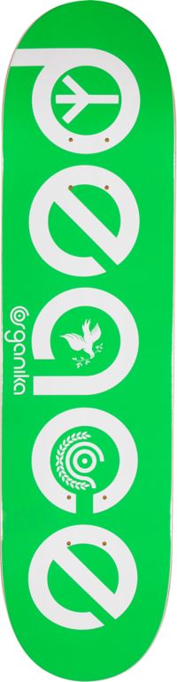 Organika Green Peace 7.9" Skateboard Deck