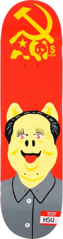Enjoi Hsu Communist Pig 8.25" EOS Skateboard Deck