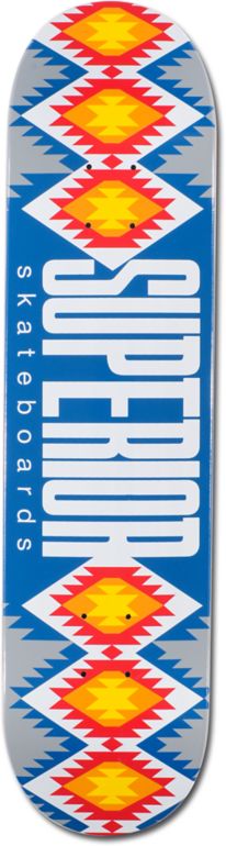 Superior Blue Mexi Blanket 7.75 Skateboard Deck