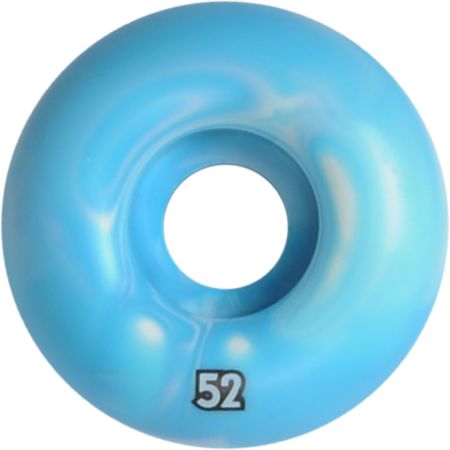 Form 52mm Blue & White Swirl Skateboard Wheels