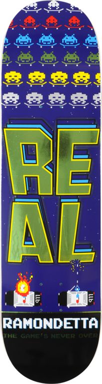Real Ramondetta The Games Never Over 8.25 Skateboard Deck