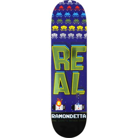 Real Ramondetta The Games Never Over 8.25 Skateboard Deck