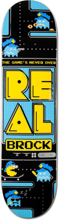 Real Brock The Games Never Over 8.18 Skateboard Deck