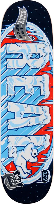 Real Pop Slickles 8.25" Slick Skateboard Deck
