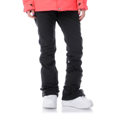 Volcom Girls Battle 2013 Stretch 10K Black Snowboard Pants