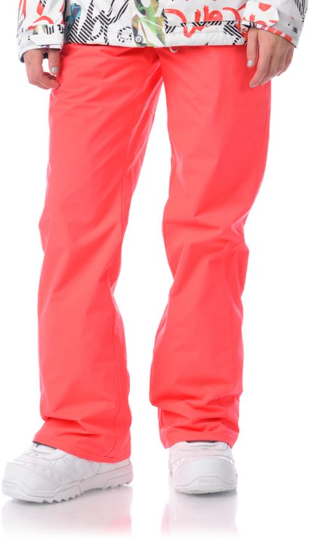 Volcom Girls Logic 2013 Red 5K Snowboard Pants