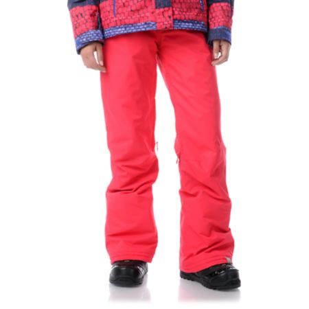 Roxy Evolution Raspberry Pink 8K Girls Snowboard Pants
