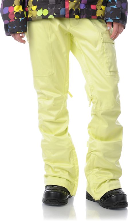 Burton Indulgence Sunny Lime 2013 10K Girls Snowboard Pants