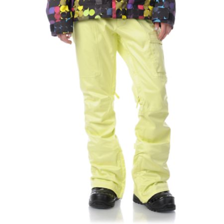 Burton Indulgence Sunny Lime 2013 10K Girls Snowboard Pants