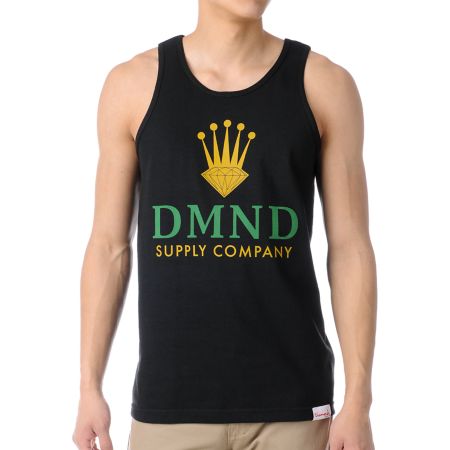 Diamond Supply DMND Crown Black Tank Top 