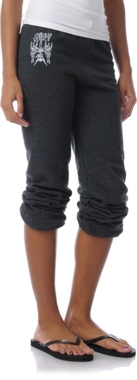 Obey Midnight Burner Charcoal Grey Sweatpants