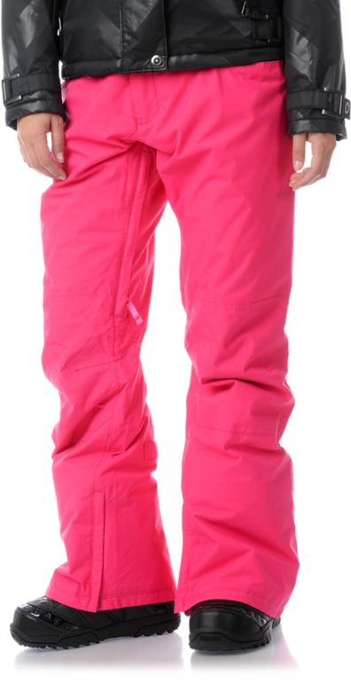 Burton Society 2013 Hot Pink 10K Girls Snowboard Pants
