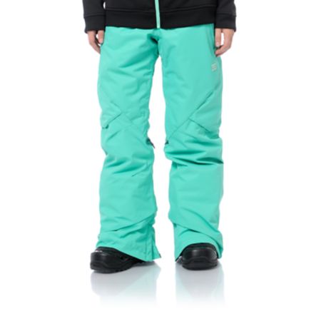 DC Girls Ace Slim 2013 Arcadia Green 5K Snowboard Pants