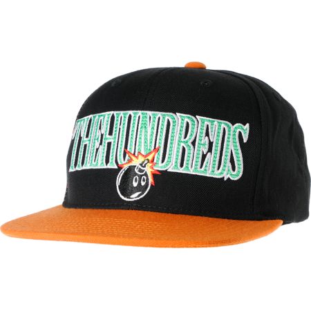 The Hundreds Draft Black Snapback Hat