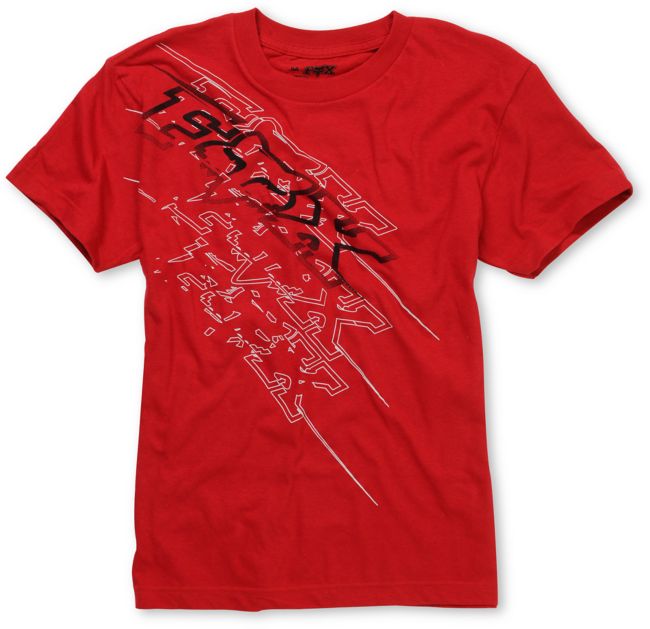 Fox Boys Fastbreak Red Tee Shirt