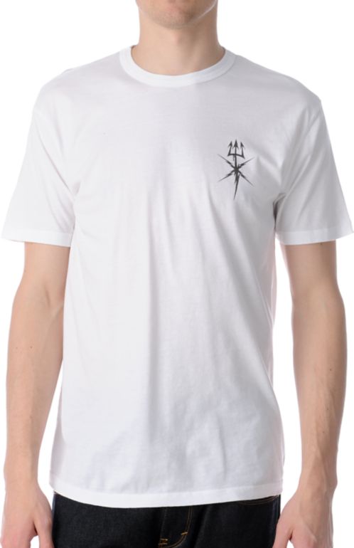 Loser Machine Overspray Vintage-Feel White Tee Shirt