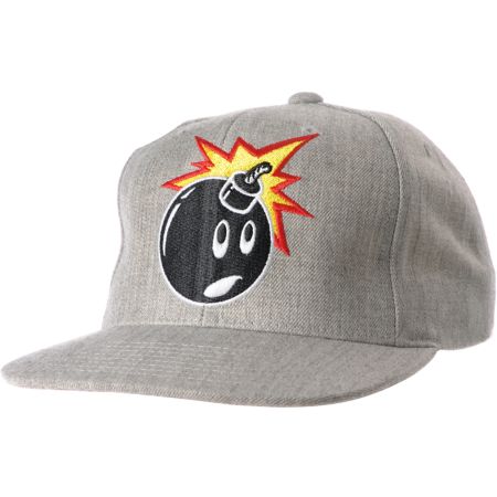 The Hundreds Adam Snap Grey Snapback Hat