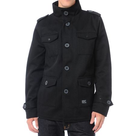 KR3W Manchester Black Herringbone M-65 Jacket