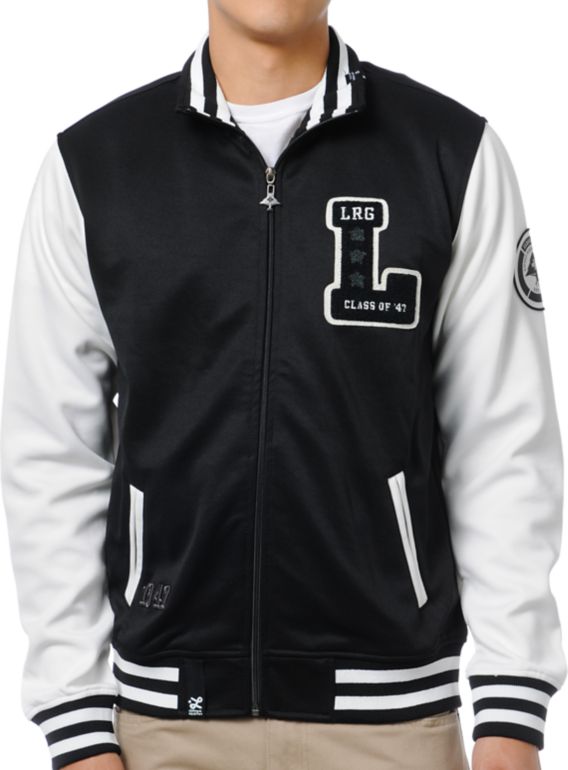 LRG Top Seed Black & White Track Jacket