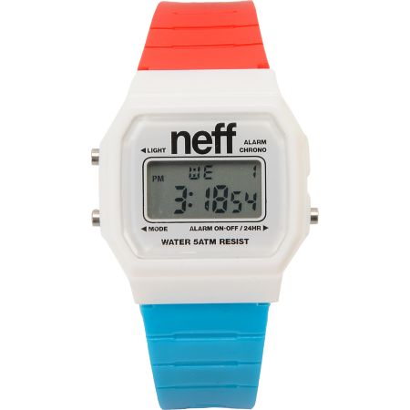 Neff Flava Red, White & Blue Digital Watch 