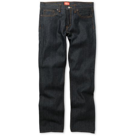 Obey Standard Issue Raw Indigo Blue Regular Fit Jeans