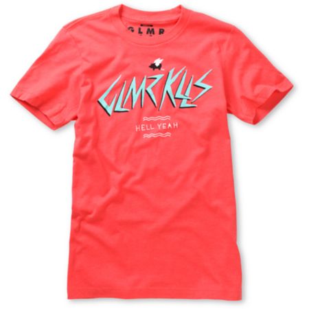 Glamour Kills Girls Hell Yeah Pink Tee Shirt