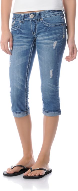 Hydraulic Kari Denim Crop Jeans