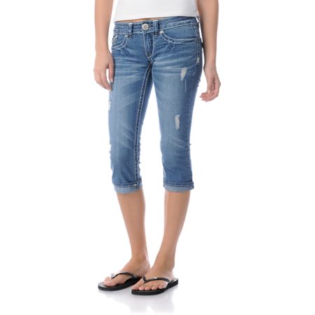 Hydraulic Kari Denim Crop Jeans