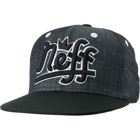 Neff Brooks Grey Chambray Snapback Hat