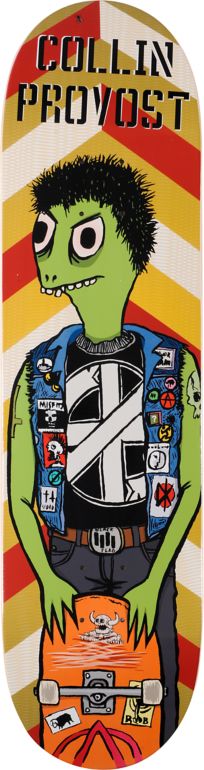 Toy Machine Provost Punk 8.25" Skateboard Deck