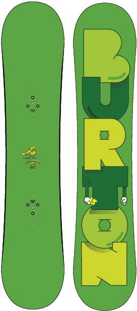 Burton Super Hero Smalls 134cm Boys Snowboard 2013