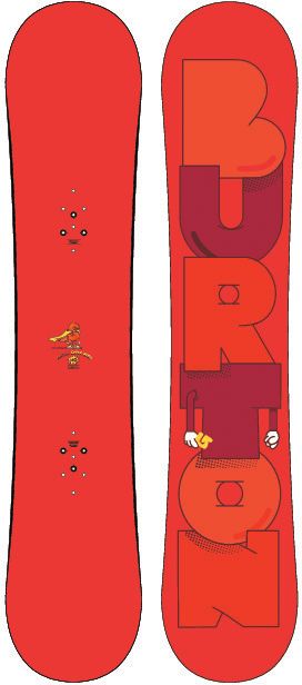 Burton Super Hero Smalls 142cm Boys Snowboard 2013