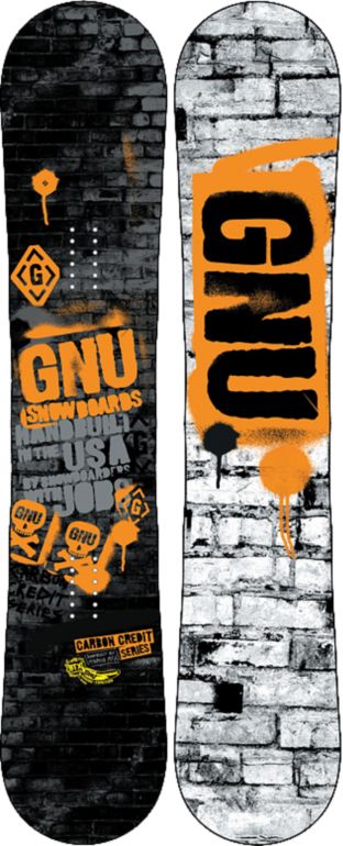Gnu Carbon Credit BTX 162 Wide Snowboard 2013
