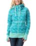 Billabong Girls Little Bit Teal Full Zip Tech Fleece Jacket