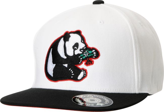 LRG Panda White Snapback Hat