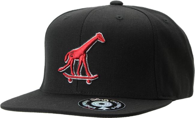 LRG Skate Giraffe Black Snapback Hat