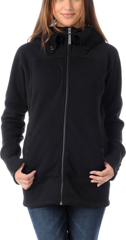 Burton Minx True Black Tech Fleece Jacket