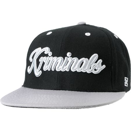 KR3W Kriminals Black & Grey Snapback Hat